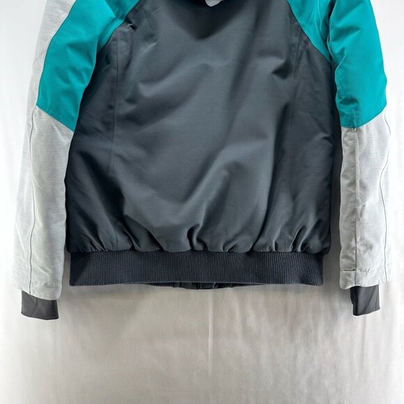 Mountain Warehouse Jacket Womens Sz 8 Alpine Sunshine Bomber Ski Teal Blue Gray - Picture 7 of 13